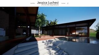 Tela do site "Jessica Luchesi"