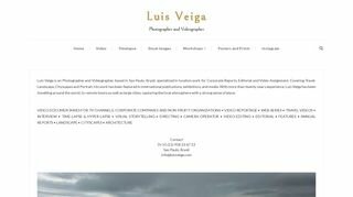 Tela do site "Luis Veiga"