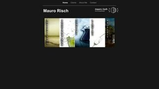 Tela do site "Mauro Risch"