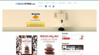 Tela do site "Saulo Fong"