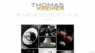 Tela do site "Thomas Kremer"